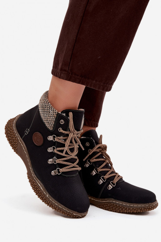 sich Zuarm laufen Stiefel Schuhe Feminin schZuarze Farbe Zenaya