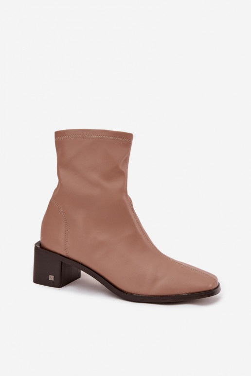 Feminin Stiefel mit Absätzen Vinceza 23-10791 Beige Feminin Stiefel mit Absätzen Vinceza 23-10791 Beige