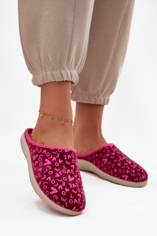 Hausschuhe Feminin Love Inblu ET000032 pinke Farbe Hausschuhe Feminin Love Inblu ET000032 pinke Farbe
