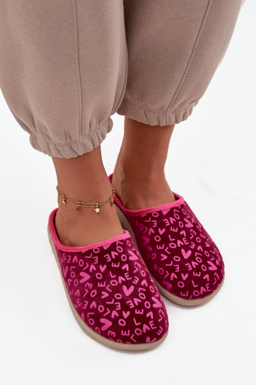 Hausschuhe Feminin Love Inblu ET000032 pinke Farbe Hausschuhe Feminin Love Inblu ET000032 pinke Farbe