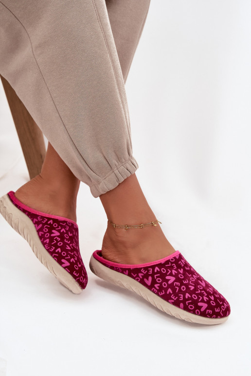 Hausschuhe Feminin Love Inblu ET000032 pinke Farbe Hausschuhe Feminin Love Inblu ET000032 pinke Farbe