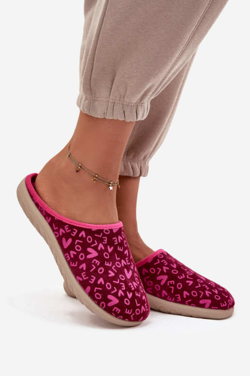 Hausschuhe Feminin Love Inblu ET000032 pinke Farbe Hausschuhe Feminin Love Inblu ET000032 pinke Farbe