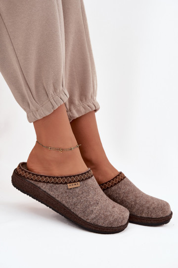 Hausschuhe FemininHaftem Inblu NL000009 Beige