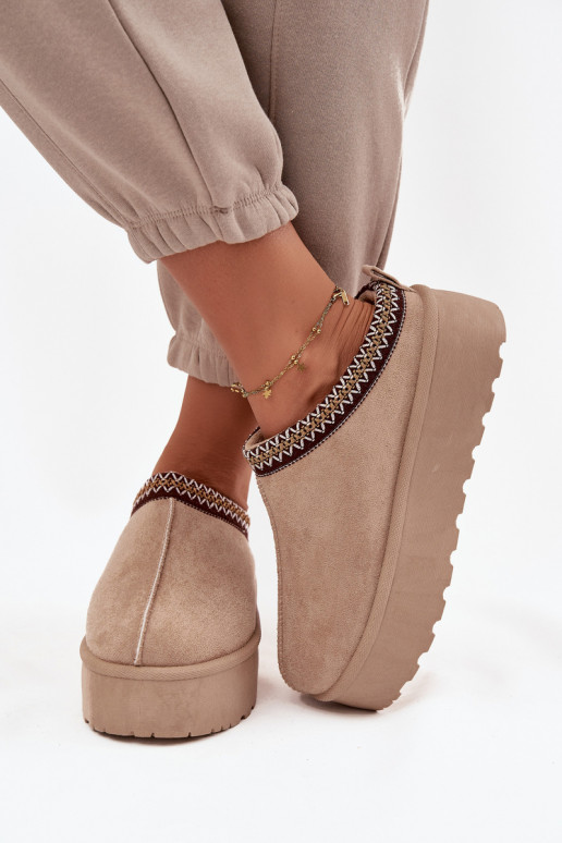 Schneestiefel Feminin Mit Dekorationen Haftem Beige Jenira Schneestiefel Feminin Mit Dekorationen Haftem Beige Jenira