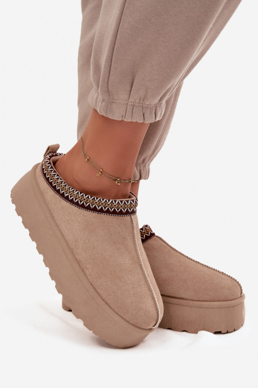 Schneestiefel Feminin Mit Dekorationen Haftem Beige Jenira Schneestiefel Feminin Mit Dekorationen Haftem Beige Jenira