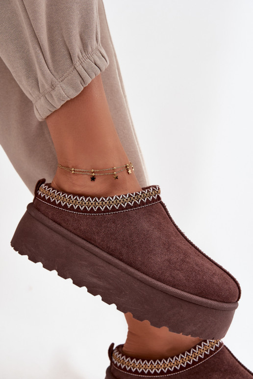 Schneestiefel Feminin Mit Dekorationen Haftem CzekoladoZue Jenira Schneestiefel Feminin Mit Dekorationen Haftem CzekoladoZue Jenira