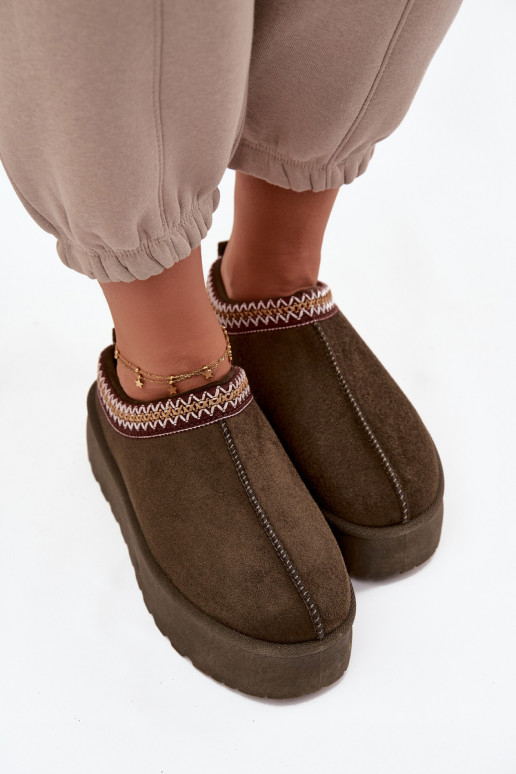 Schneestiefel Feminin Mit Dekorationen Haftem Khaki-Farbe-Farbe Jenira Schneestiefel Feminin Mit Dekorationen Haftem Khaki-Farbe-Farbe Jenira