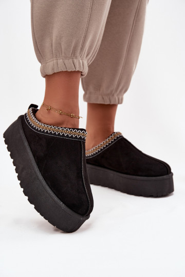 Schneestiefel Feminin Mit Dekorationen Haftem schZuarze Farbe Jenira 2