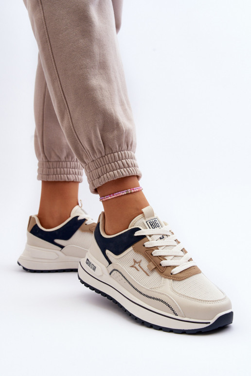 Sneakers Stilvollllschuhe Feminin Big Star NN274A092 Beige Sneakers Stilvollllschuhe Feminin Big Star NN274A092 Beige