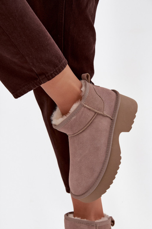 Schneestiefel FemininErmöglichtturalnego aus INildlederu sich Zuarm laufen mit Fell innen Khaki-Farbe Milora Schneestiefel FemininErmöglichtturalnego aus INildlederu sich Zuarm laufen mit Fell innen Khaki-Farbe Milora