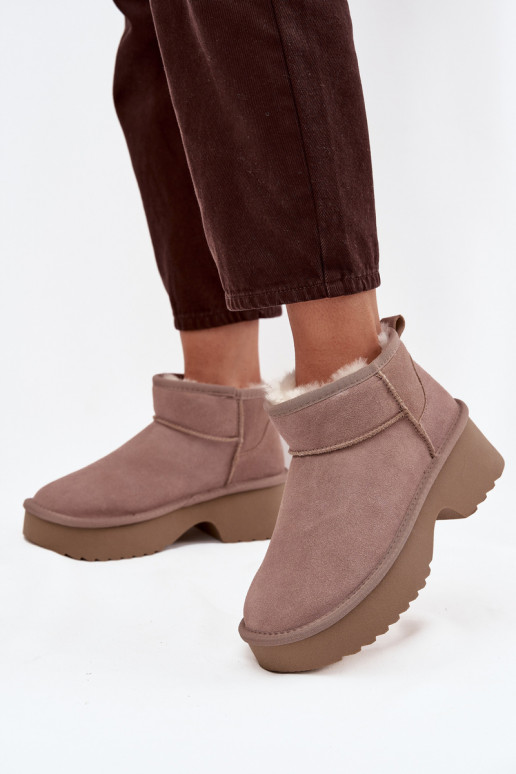 Schneestiefel FemininErmöglichtturalnego aus INildlederu sich Zuarm laufen mit Fell innen Khaki-Farbe Milora Schneestiefel FemininErmöglichtturalnego aus INildlederu sich Zuarm laufen mit Fell innen Khaki-Farbe Milora