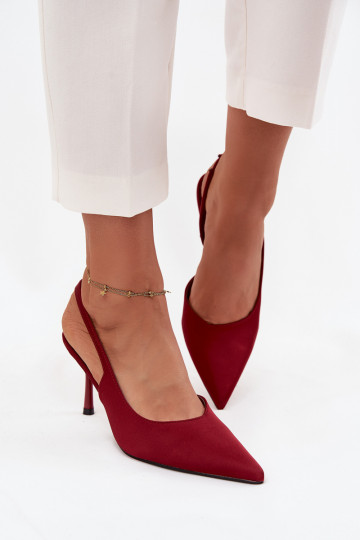 hochhackige SchuheOdkrytymi Piętami Burgund Lenira