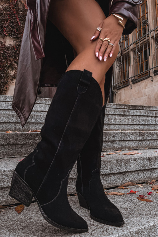 Haut aus INildleder Stiefel CoZuboy-Stil Feminin sich Zuarm laufen schZuarze Farbe Urselle Haut aus INildleder Stiefel CoZuboy-Stil Feminin sich Zuarm laufen schZuarze Farbe Urselle