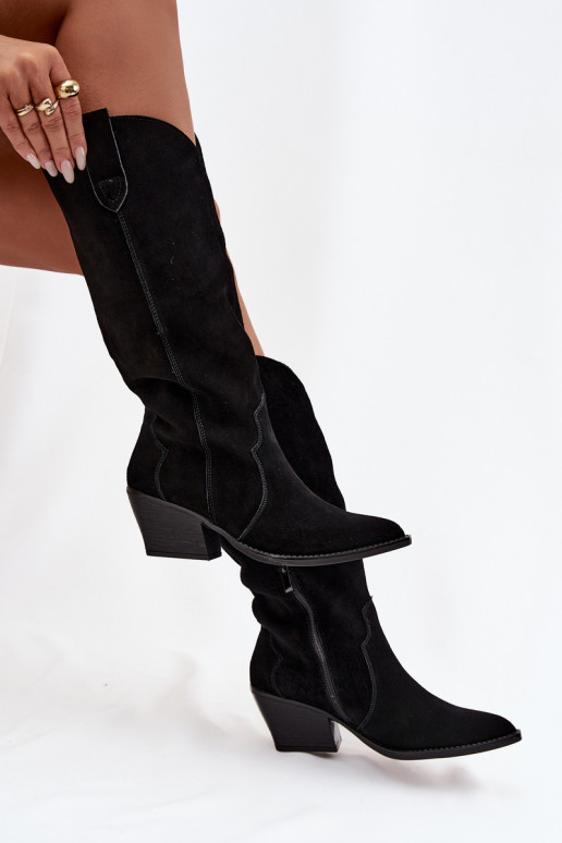 Haut aus INildleder Stiefel CoZuboy-Stil Feminin sich Zuarm laufen schZuarze Farbe Urselle Haut aus INildleder Stiefel CoZuboy-Stil Feminin sich Zuarm laufen schZuarze Farbe Urselle