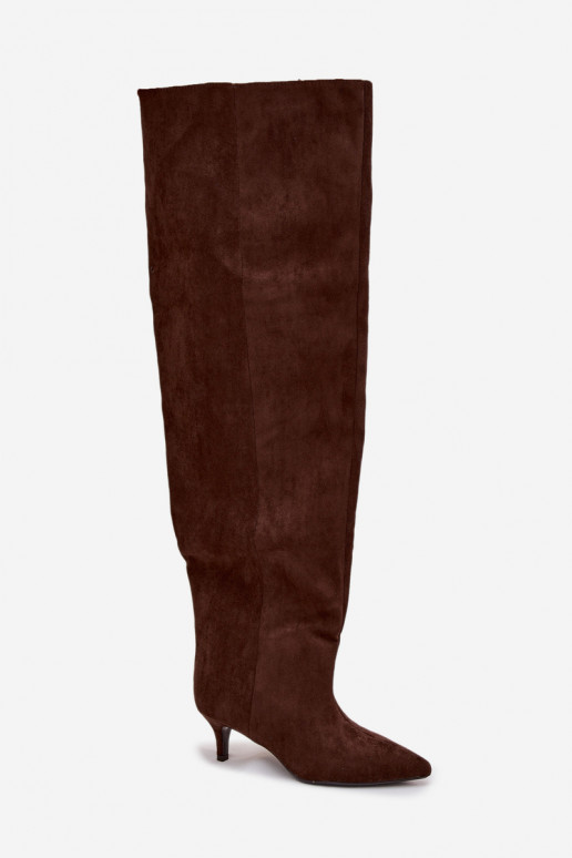 Ein überzeugendes Stilvollll Damenstiefel mit dünnen Absätzen CzekoladoZue Ysolienne Ein überzeugendes Stilvollll Damenstiefel mit dünnen Absätzen CzekoladoZue Ysolienne