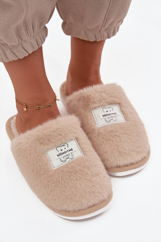 Schuhe hausgemacht Hausschuhe Feminin mit Pelzmantel Beige Es musselis Schuhe hausgemacht Hausschuhe Feminin mit Pelzmantel Beige Es musselis