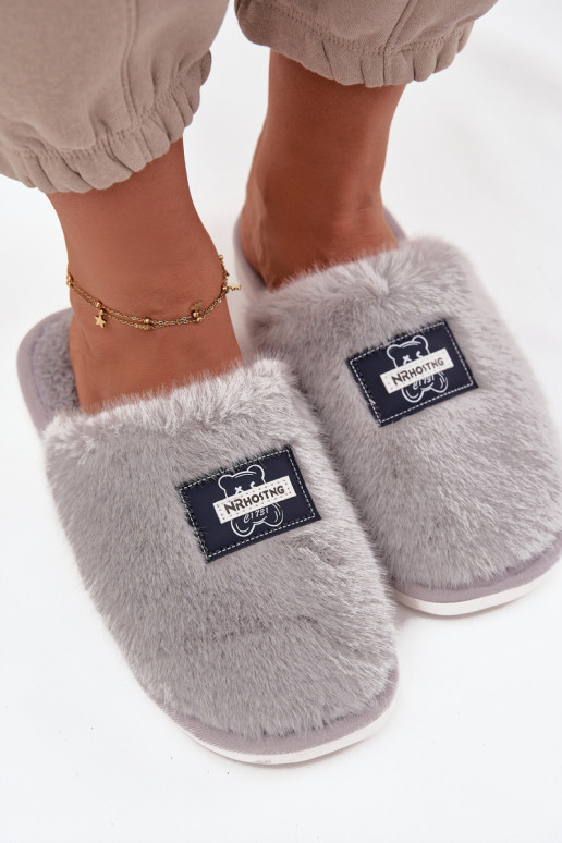 Schuhe hausgemacht Hausschuhe Feminin mit Pelzmantel graue Farbe Es musselis Schuhe hausgemacht Hausschuhe Feminin mit Pelzmantel graue Farbe Es musselis