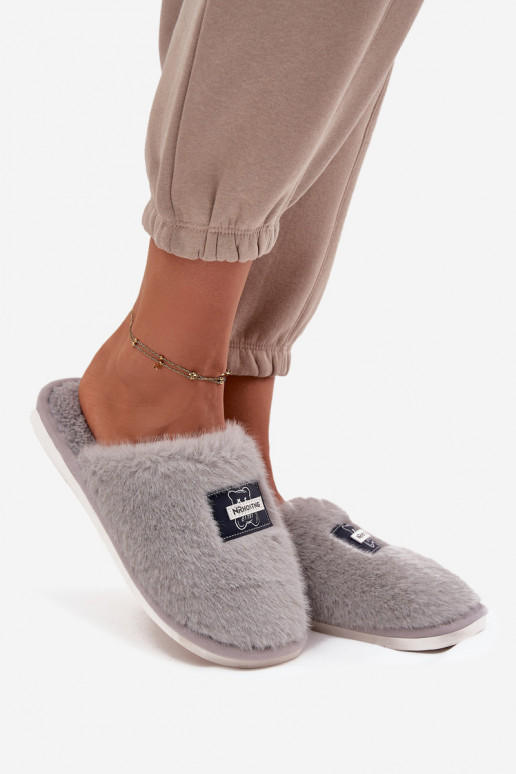 Schuhe hausgemacht Hausschuhe Feminin mit Pelzmantel graue Farbe Es musselis Schuhe hausgemacht Hausschuhe Feminin mit Pelzmantel graue Farbe Es musselis
