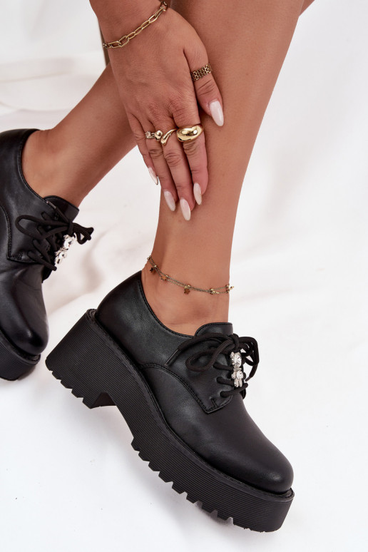 Schuhe FemininPrzypinką Eko Haut schZuarze Farbe Laurea Schuhe FemininPrzypinką Eko Haut schZuarze Farbe Laurea