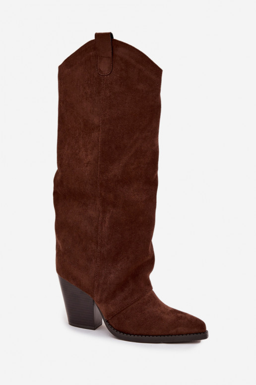 sich Zuarm laufen Stiefel CoZuboy-Stil mit Absätzenaus Öko-INildlederu CzekoladoZue Es mussvine sich Zuarm laufen Stiefel CoZuboy-Stil mit Absätzenaus Öko-INildlederu CzekoladoZue Es mussvine
