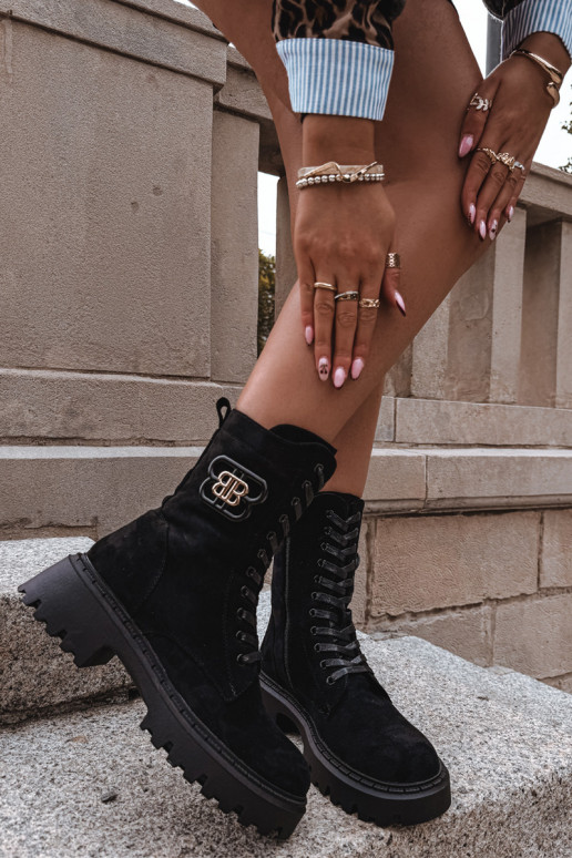 Stiefel INokrery Feminin Mit Dekorationen Element sich Zuarm laufen schZuarze Farbe Kalindra Stiefel INokrery Feminin Mit Dekorationen Element sich Zuarm laufen schZuarze Farbe Kalindra