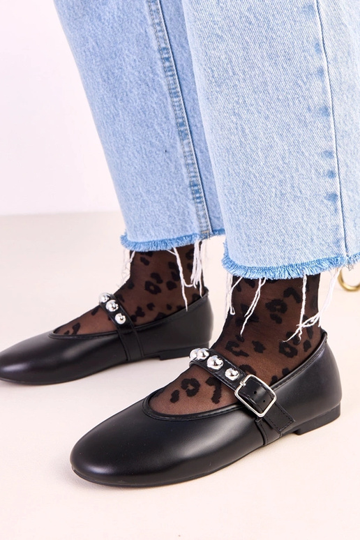 Schwarze Ballerinas Faira mit... Schwarze Ballerinas Faira mit...