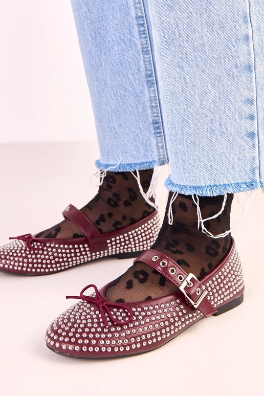 Dunkelrote Ballerinas Mylie,... Dunkelrote Ballerinas Mylie,...