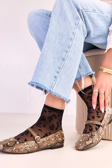 Braune Ballerinas Selena...