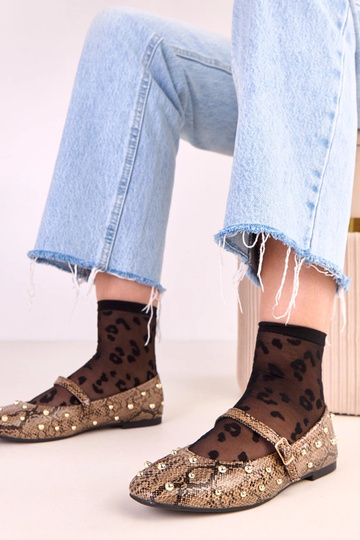 Braune Ballerinas Selena... 2