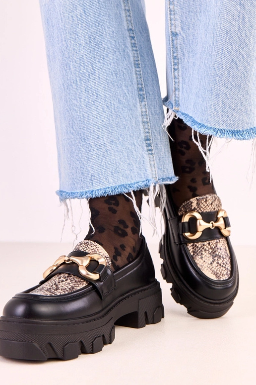 Schwarze Mokassins Ruben mit... Schwarze Mokassins Ruben mit...