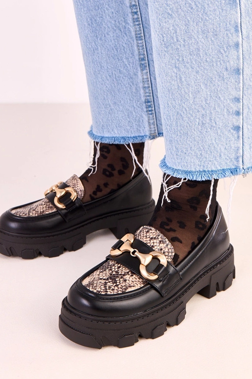 Schwarze Mokassins Ruben mit... Schwarze Mokassins Ruben mit...