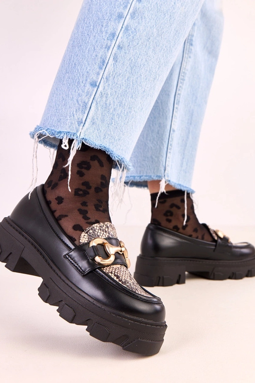 Schwarze Mokassins Ruben mit... Schwarze Mokassins Ruben mit...