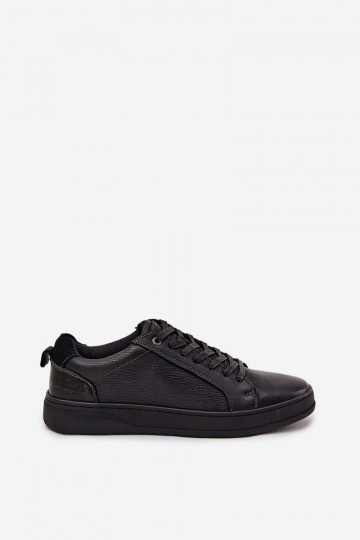 Herren-Ledersneaker Lee Cooper LCJ-25-33-3965 in Schwarz 2