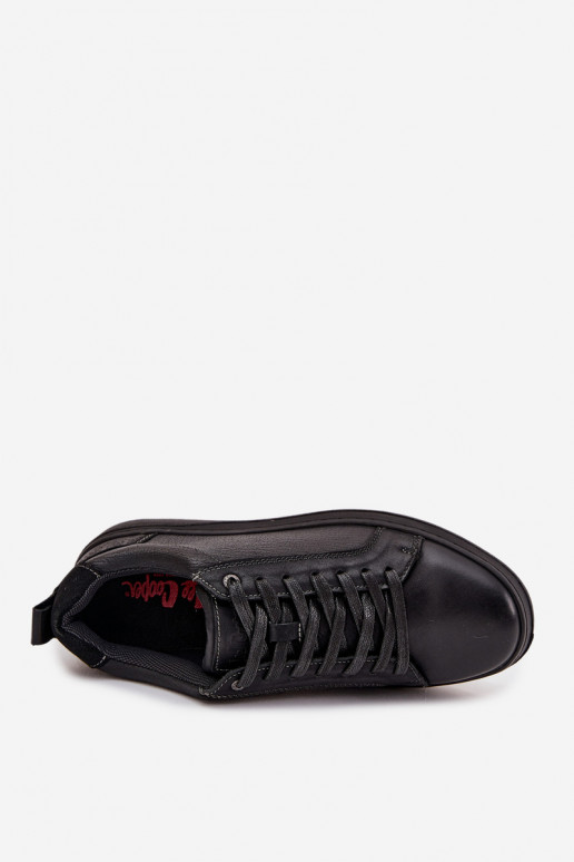 Haut Sneakers Stilvollllschuhe Männlich Lee Cooper LCJ-25-33-3965 schZuarze Farbe
