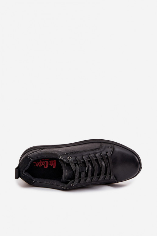 Haut Sneakers Stilvollllschuhe Männlich Lee Cooper LCJ-25-33-3965 schZuarze Farbe