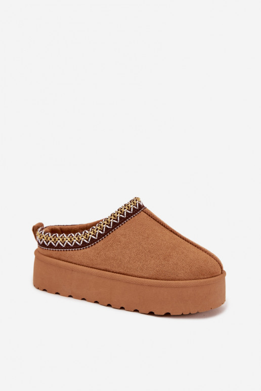 Schneestiefel Kindisch JugendHaftem mit einer Plattform braune Farbe Jolisse Schneestiefel Kindisch JugendHaftem mit einer Plattform braune Farbe Jolisse