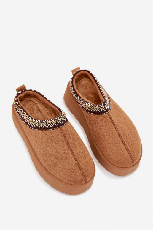 Schneestiefel Kindisch JugendHaftem mit einer Plattform braune Farbe Jolisse Schneestiefel Kindisch JugendHaftem mit einer Plattform braune Farbe Jolisse