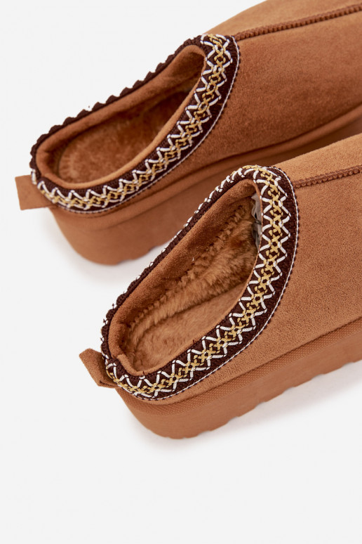 Schneestiefel Kindisch JugendHaftem mit einer Plattform braune Farbe Jolisse Schneestiefel Kindisch JugendHaftem mit einer Plattform braune Farbe Jolisse