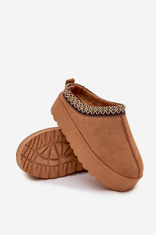 Schneestiefel Kindisch JugendHaftem mit einer Plattform braune Farbe Jolisse Schneestiefel Kindisch JugendHaftem mit einer Plattform braune Farbe Jolisse