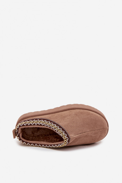 Schneestiefel Kindisch JugendHaftem mit einer Plattform Khaki-Farbe Jolisse Schneestiefel Kindisch JugendHaftem mit einer Plattform Khaki-Farbe Jolisse