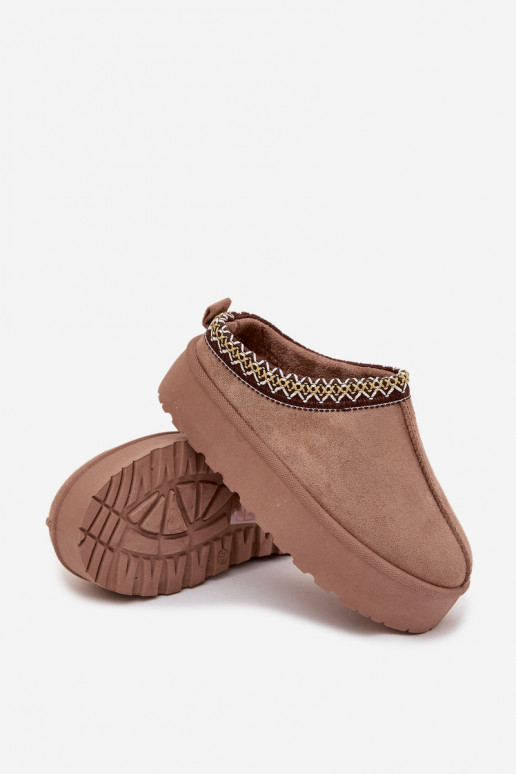 Schneestiefel Kindisch JugendHaftem mit einer Plattform Khaki-Farbe Jolisse Schneestiefel Kindisch JugendHaftem mit einer Plattform Khaki-Farbe Jolisse