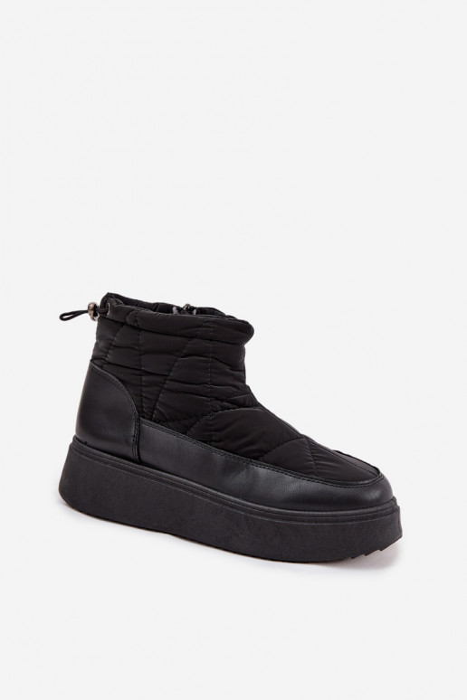 Schneestiefel Feminin mit einer Plattform sich Zuarm laufen mit Fell innen schZuarze Farbe Tahlira Schneestiefel Feminin mit einer Plattform sich Zuarm laufen mit Fell innen schZuarze Farbe Tahlira