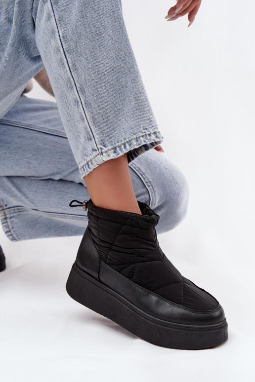 Schneestiefel Feminin mit einer Plattform sich Zuarm laufen mit Fell innen schZuarze Farbe Tahlira Schneestiefel Feminin mit einer Plattform sich Zuarm laufen mit Fell innen schZuarze Farbe Tahlira