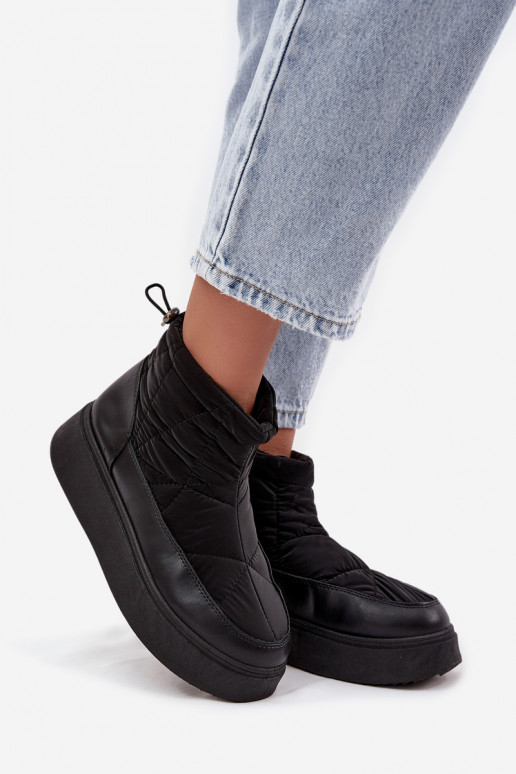 Schneestiefel Feminin mit einer Plattform sich Zuarm laufen mit Fell innen schZuarze Farbe Tahlira Schneestiefel Feminin mit einer Plattform sich Zuarm laufen mit Fell innen schZuarze Farbe Tahlira