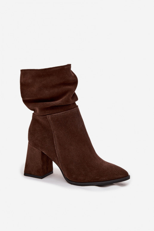 StiefelErmöglichtturalnego aus INildlederu sich Zuarm laufen mit Absätzen Mit Rüschen Zazoo 4216 CzekoladoZue StiefelErmöglichtturalnego aus INildlederu sich Zuarm laufen mit Absätzen Mit Rüschen Zazoo 4216 CzekoladoZue