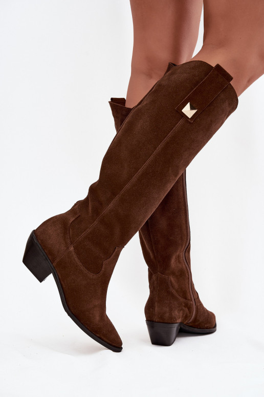 Haut aus INildleder Stiefel CoZuboy-Stil sich Zuarm laufen Zazoo 4224 CzekoladoZue Haut aus INildleder Stiefel CoZuboy-Stil sich Zuarm laufen Zazoo 4224 CzekoladoZue