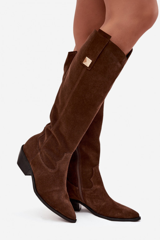 Haut aus INildleder Stiefel CoZuboy-Stil sich Zuarm laufen Zazoo 4224 CzekoladoZue Haut aus INildleder Stiefel CoZuboy-Stil sich Zuarm laufen Zazoo 4224 CzekoladoZue