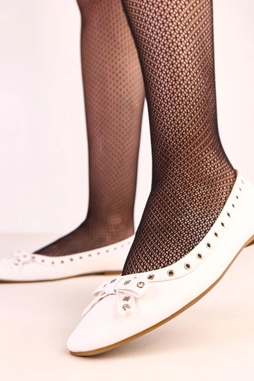 Weiße Ballerinas mit... 2