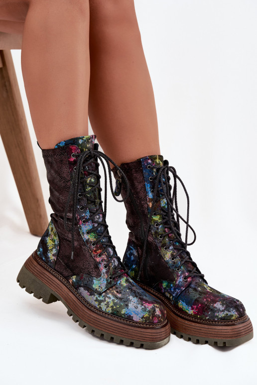 Damenstiefel hohe Reitstiefel Es mussciejka 06203-39 Verschiedene Farben