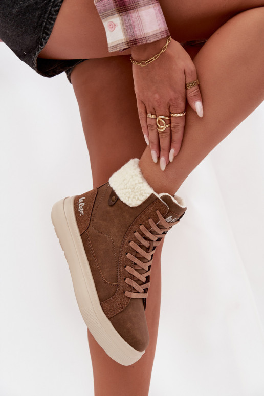 INinterstiefel Feminin mit AufZuärmen Lee Cooper LCJ-25-01-3735 braune Farbe